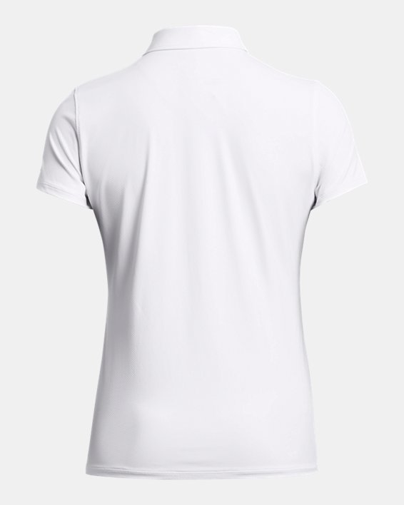 Women's UA Iso-Chill Short Sleeve Polo in White image number 4